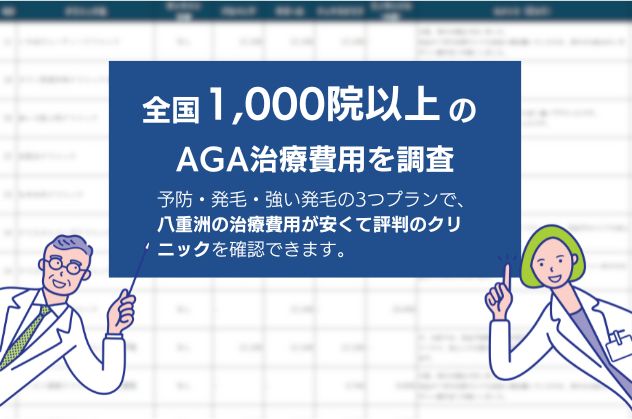 八重洲で薄毛治療を安くて評判のAGAクリニックを徹底調査！